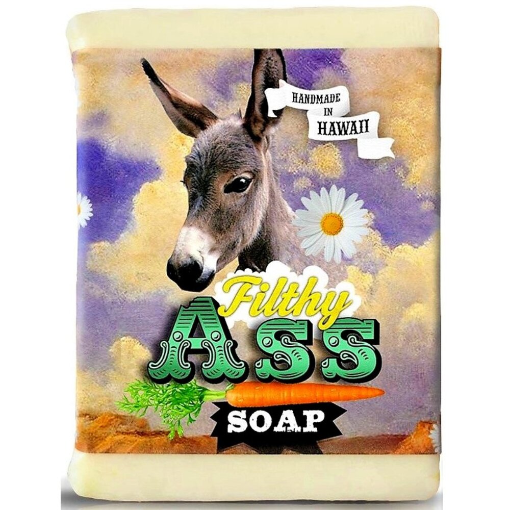 100% Natural Organic Soap. Donkey/Ass. Handmade in Hawaii. 7oz.